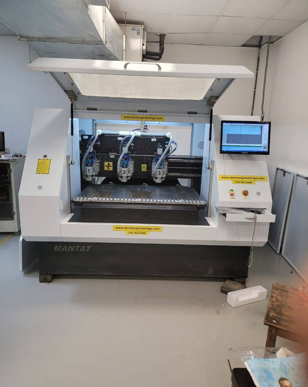 CNC machine installed at the facility